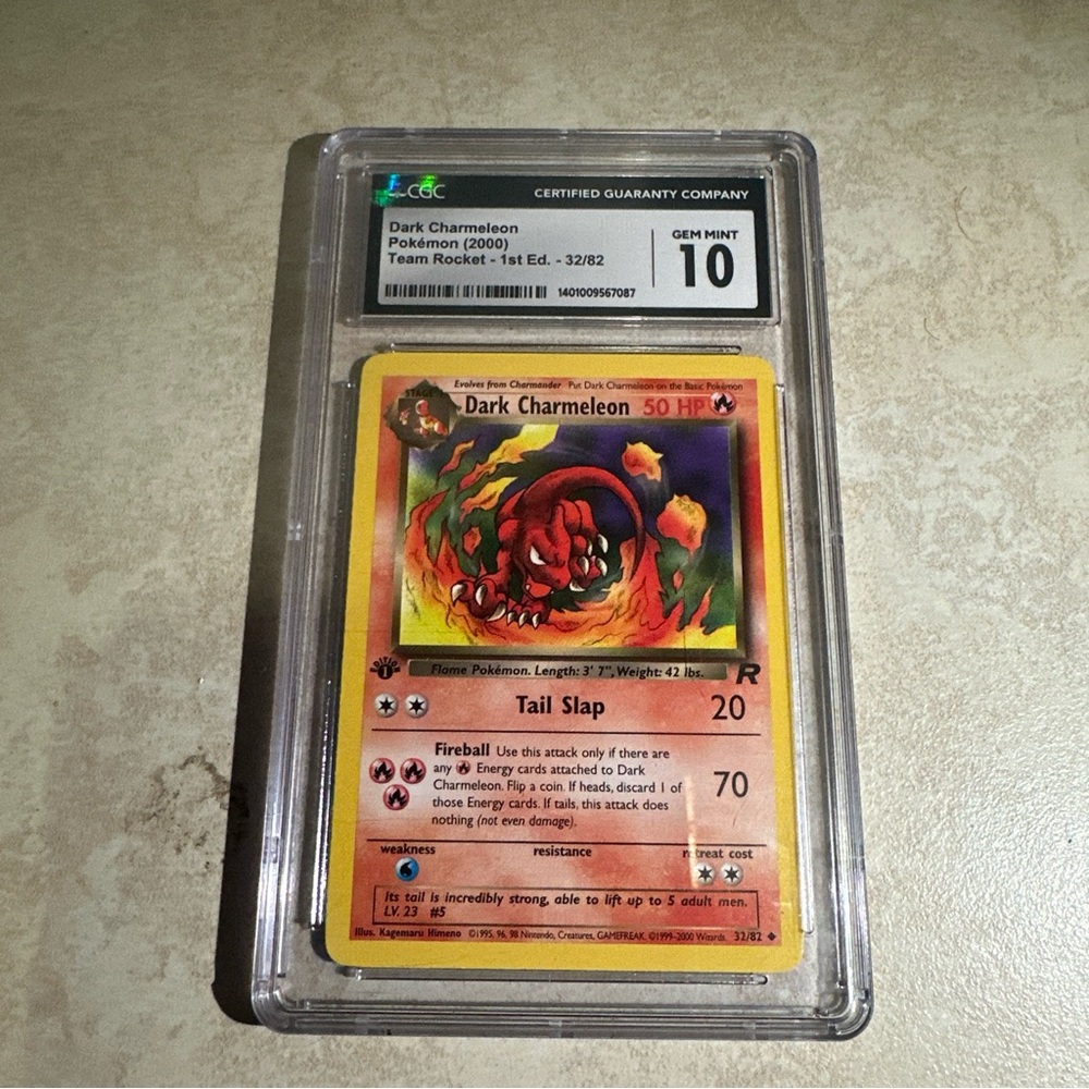 Dark Charmeleon Pokémon Card 1st Edition